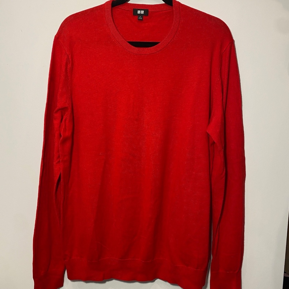 Uniqlo Red Sweater